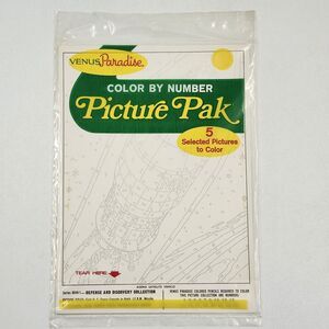 Venus Paradise Color by Number Picture Pak 0549-1 Defense & Discovery Collection